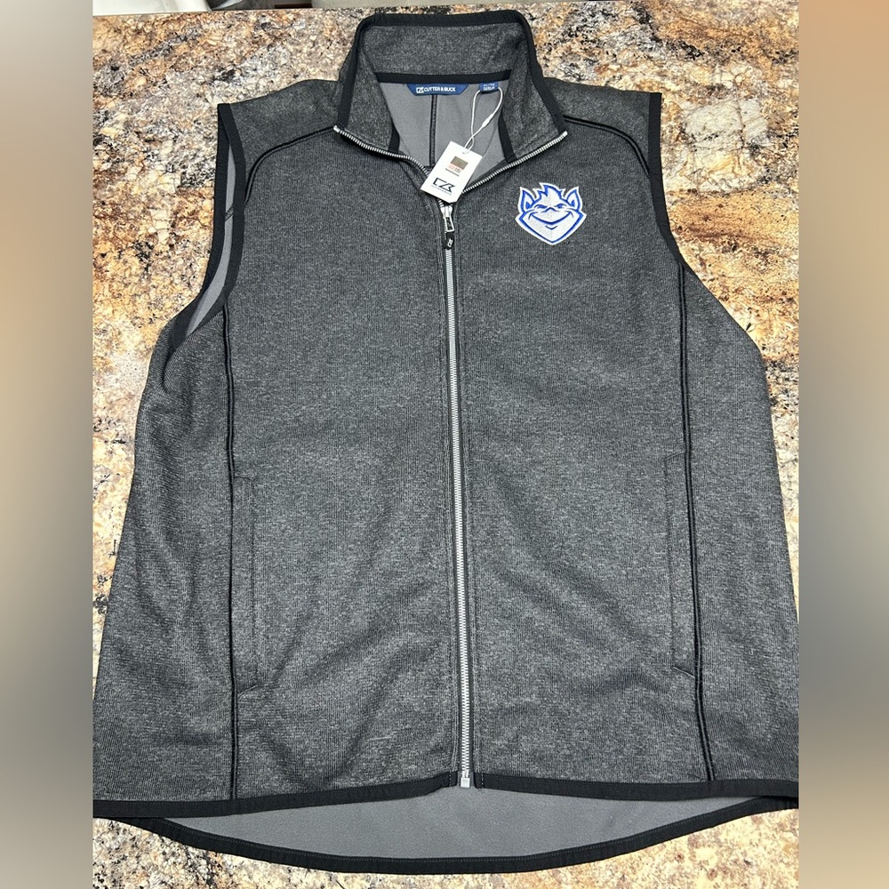 Men’s St. Louis University Bilikins Cutter and Buck Vest
